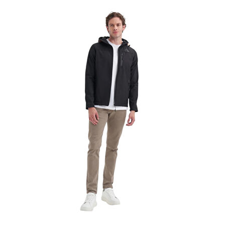 Outdoor Serisi Slim Fit Softshell Baharlık Mont-10470