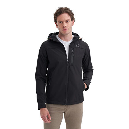 Outdoor Serisi Slim Fit Softshell Baharlık Mont-10470