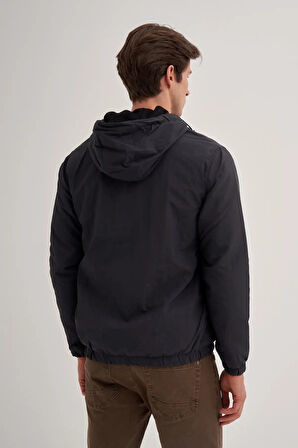 Cazador Basic Crinkle Kumaş Baharlık Regular Fit Mont-10200