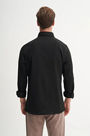 Cazador Regular Fit Viskon Karışımlı Premium Gömlek-23145