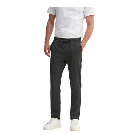 Premium Jogger Ekstra Rahat Fit Viskon Karışımlı Pantolon-03005