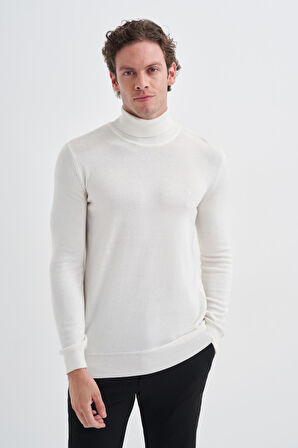 Cazador 36040 Erkek Balıkçı Yaka Basıc Kazak