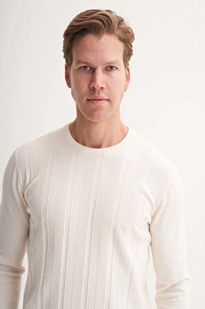 Caz 33110 Bıs Yk  Kazak,Ekru,Xl