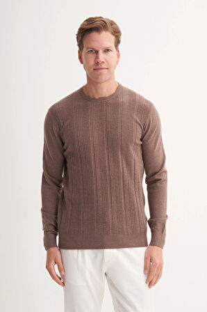 Caz 33110 Bıs Yk  Kazak,Kahve,L