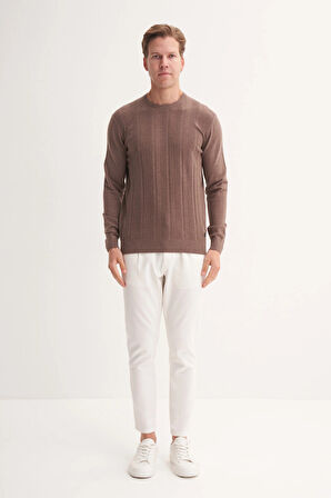 Caz 33110 Bıs Yk  Kazak,Kahve,Xl