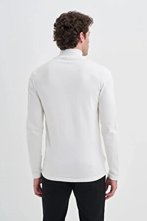 Cazador Slim Fit Viskon Karışımlı Premium Yarım Balıkçı Kazak-30310