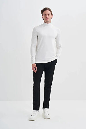 Cazador Slim Fit Viskon Karışımlı Premium Yarım Balıkçı Kazak-30310