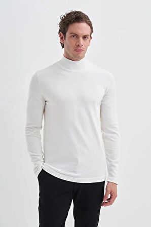Cazador Slim Fit Viskon Karışımlı Premium Yarım Balıkçı Kazak-30310