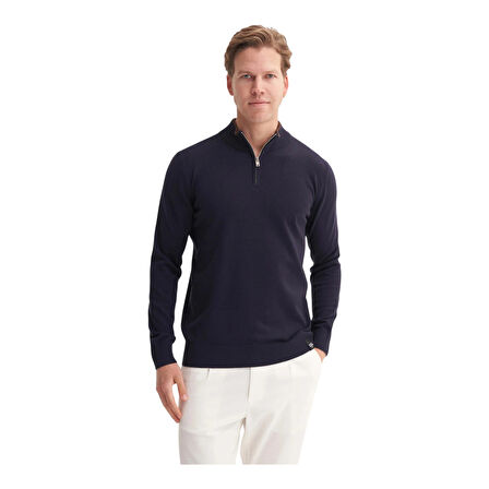 Premium CoursPoun Slim Fit Yarım Balıkçı Kazak-33250