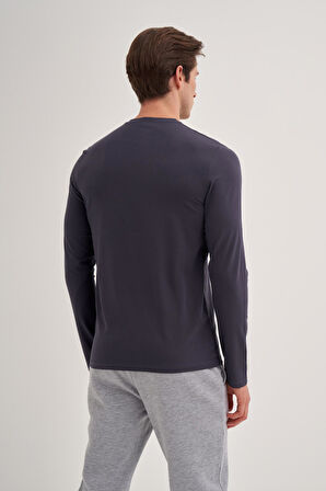 Cazador 56060 Erkek Bisiklet Yaka Sweatshirt