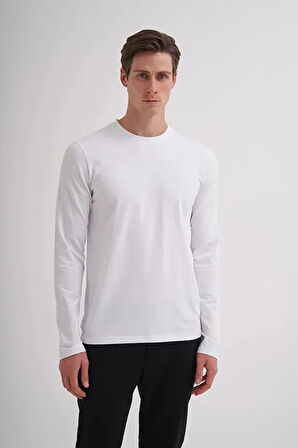 Cazador Slim Fit Likralı Pamuklu Süprem Kumaş Sweatshirt-56060