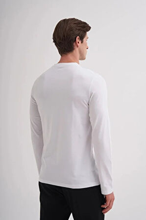 Cazador Slim Fit Likralı Pamuklu Süprem Kumaş Sweatshirt-56060