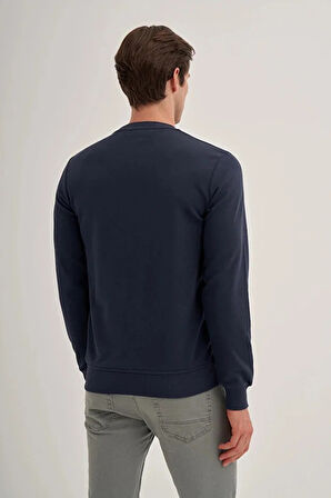 Cazador Slim Fit Mevsimlik 3 İplik Pamuk Karışımlı Sweatshirt-56100