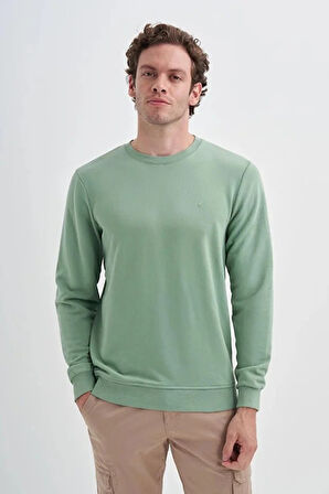 Cazador Slim Fit Mevsimlik 3 İplik Pamuk Karışımlı Sweatshirt-56100