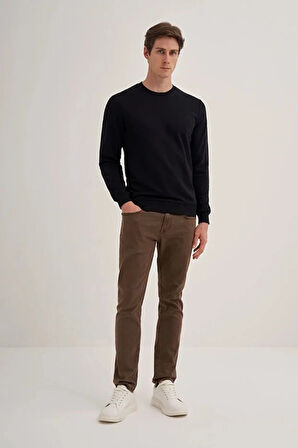 Cazador Slim Fit Mevsimlik 3 İplik Pamuk Karışımlı Sweatshirt-56100