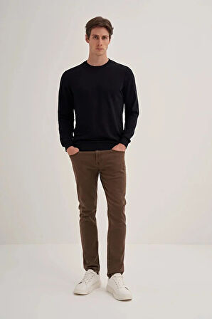 Cazador Slim Fit Mevsimlik 3 İplik Pamuk Karışımlı Sweatshirt-56100