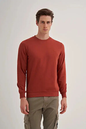 Cazador Slim Fit Mevsimlik 3 İplik Pamuk Karışımlı Sweatshirt-56100