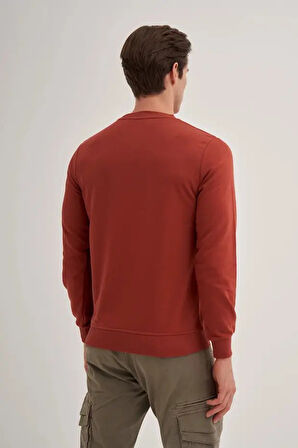 Cazador Slim Fit Mevsimlik 3 İplik Pamuk Karışımlı Sweatshirt-56100