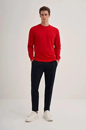 Cazador Slim Fit Mevsimlik 3 İplik Pamuk Karışımlı Sweatshirt-56100