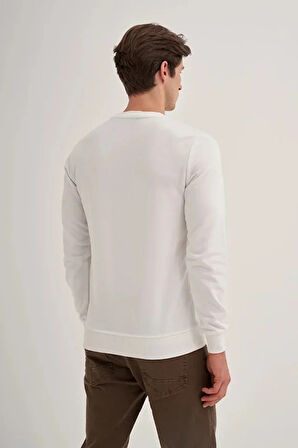 Cazador Slim Fit Mevsimlik 3 İplik Pamuk Karışımlı Sweatshirt-56100