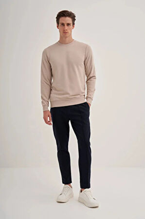 Cazador Slim Fit Mevsimlik 3 İplik Pamuk Karışımlı Sweatshirt-56100