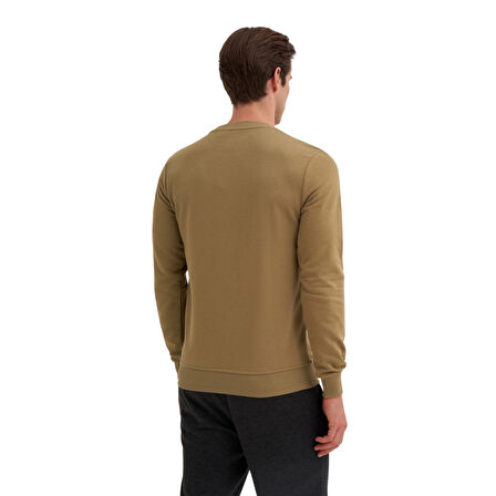 Slim Fit Mevsimlik 3 İplik Pamuk Karışımlı Sweatshirt-56100