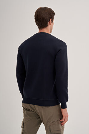 Caz 56150 Bıs.Yk. Sweat,Lacivert,S