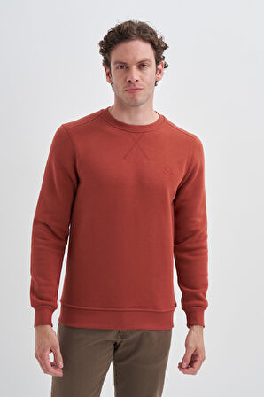 Caz 56150 Bıs.Yk. Sweat,Kıremıt,Xl