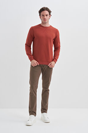 Caz 56150 Bıs.Yk. Sweat,Kıremıt,Xl