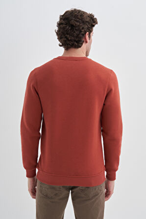 Caz 56150 Bıs.Yk. Sweat,Kıremıt,Xl