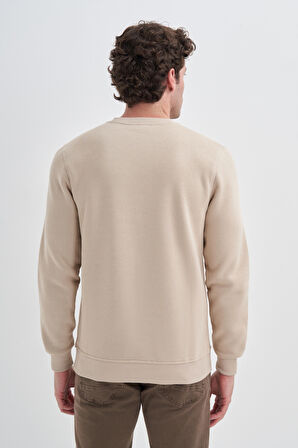 Caz 56150 Bıs.Yk. Sweatshirt,Bej,M