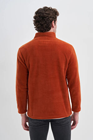 Cazador Yarım Balıkçı Yaka Kalın Polar Regular Fit Sweatshirt-56320