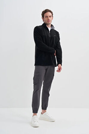 Cazador Yarım Balıkçı Yaka Kalın Polar Regular Fit Sweatshirt-56320