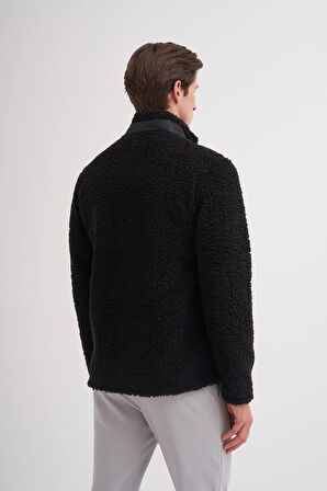 Cazador Shadow Regular Fit Kürklü Dik Yaka Sweat Hırka-50960