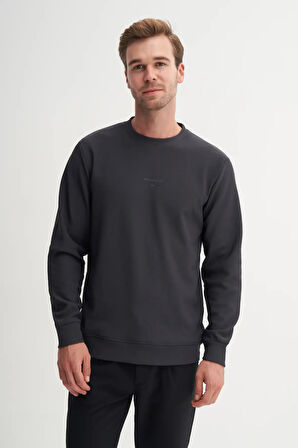 Cazador Ekru Erkek Bisiklet Yaka Sweatshirt 51520