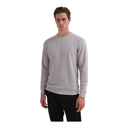Erkek Bisiklet Yaka Sweatshirt