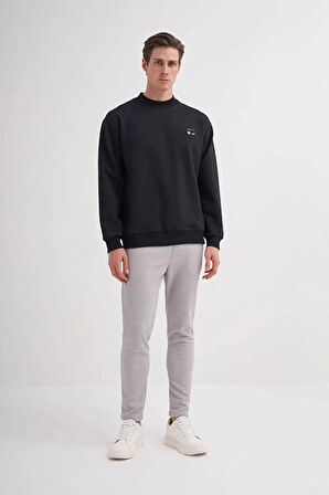Cazador Relax Fit Pamuk Karışımlı Scuba Kumaş Sweatshirt-52480