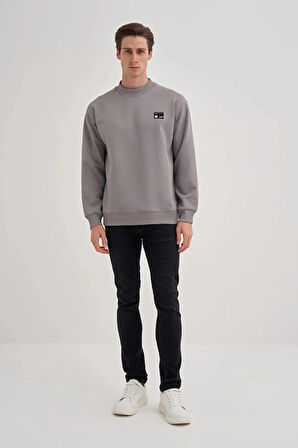 Cazador Relax Fit Pamuk Karışımlı Scuba Kumaş Sweatshirt-52480