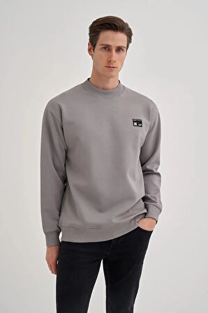 Cazador Relax Fit Pamuk Karışımlı Scuba Kumaş Sweatshirt-52480