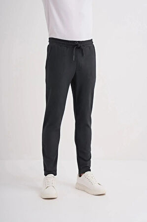 Erkek Regular Fit Dikey Şeritli Süprem Eşofman Altı 80360