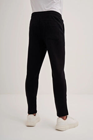 Erkek Regular Fit Pamuk Karışımlı 3 İplik Şardonlu Eşofman Altı