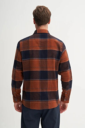 Cazador Regular Fit Cep Detaylı Oduncu Gömlek-20110