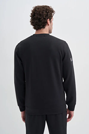 Cazador Regular Fit Scuba Kumaş Pamuk Karışımlı S-line Baskılı Sweatshirt-52380