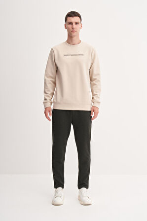 Cazador 53270 Erkek Bisiklet Yaka Sweatshirt