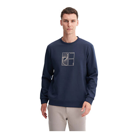 Erkek Bisiklet Yaka Sweatshirt CAZ.53290