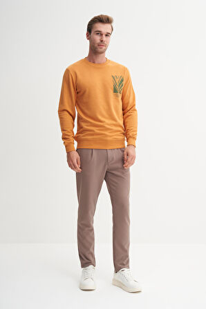 Cazador 53805 Erkek Bisiklet Yaka Sweatshirt