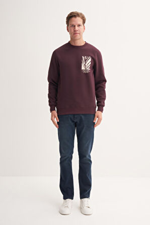 Cazador 53805 Erkek Bisiklet Yaka Sweatshirt