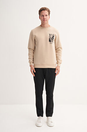 Cazador 53805 Erkek Bisiklet Yaka Sweatshirt