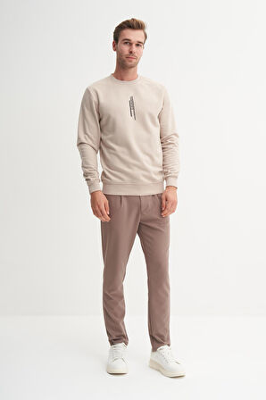 Cazador 54185 Erkek Bisiklet Yaka Sweatshirt
