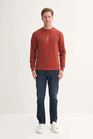 Cazador Slim Fit Mevsimlik 3 İplik Pamuk Karışımlı Sweatshirt-54185